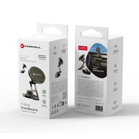 Магнітний автомобільний тримач Forcell IronSecure MagSafe Metal