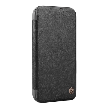 Etui do iPhone 16 Pro Max Nillkin Qin Prop Leather Czarny