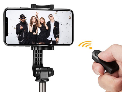 Uchwyt Spigen Wireless Selfie Stick statív Bluetooth S540W čierny