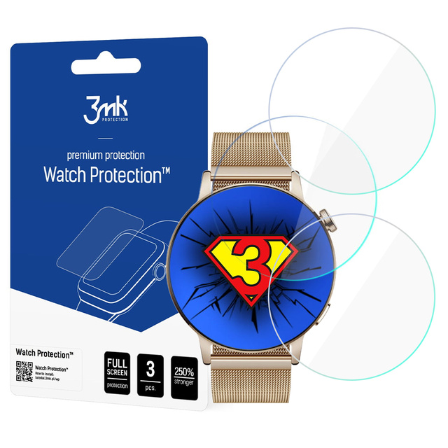 Ochranná fólie na displej x3 3mk Watch Protection pro Huawei Watch GT 3 42mm