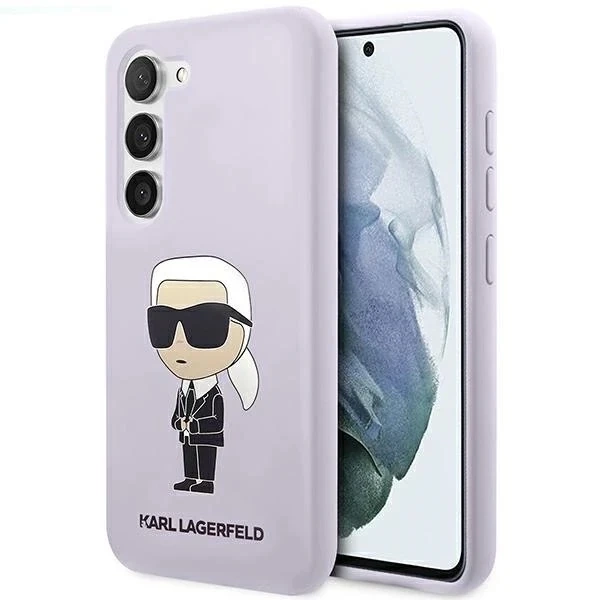 Etui Karl Lagerfeld KLHCS23MSNIKBCU für Samsung Galaxy S23 Plus S916 Hardcase Silikon Ikonik