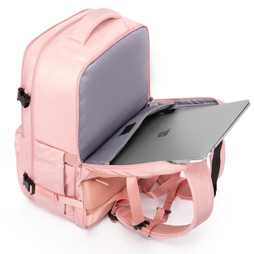 Bange voděodolný batoh na 15,6" notebook, městský cestovatel, 45x30x16 cm, do práce, do letadla, pánské, dámské, s USB portem Černá