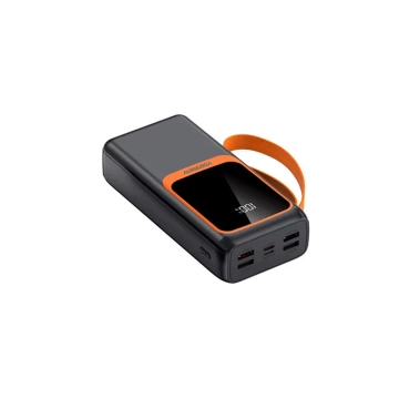 Powerbank Denmen DP31 30000mAh 4xUSB Typ-C PD Taschenlampe Schwarz