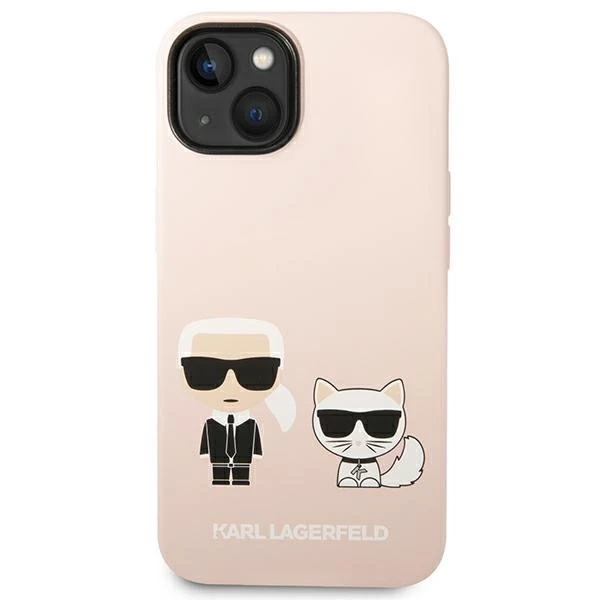 Pevné puzdro Etui Karl Lagerfeld KLHMP14SSSKCI na iPhone 14 6,1" silikón Karl