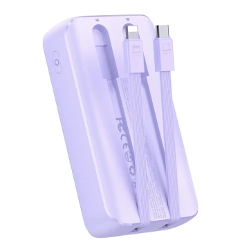 Зовнішній акумулятор Joyroom JR-PBC06 30W 10000mAh USB-C Lightning фіолетовий