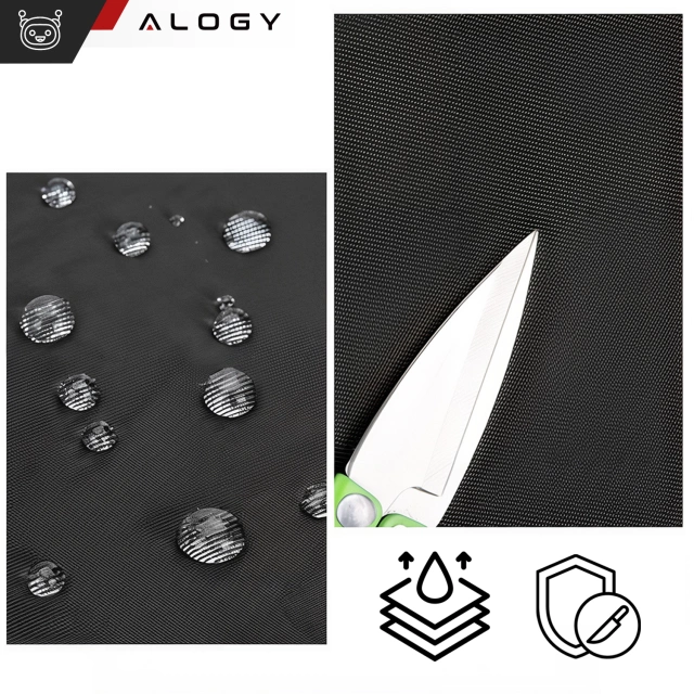 Alogy Backpack for Laptop Travel Accessories 46x32x15 cm for Work School Plane Travel Men's Women's Black