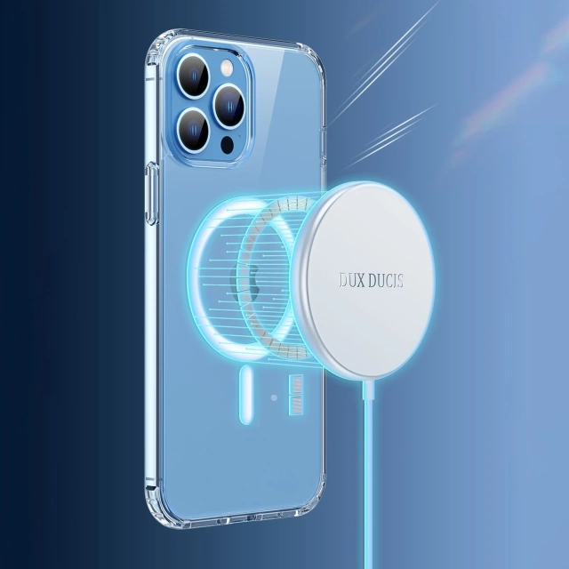 Dux Ducis Clin Magnethülle für iPhone 14 Pro kompatibel mit MagSafe transparent