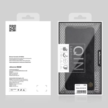 Шкіряна кобура Nillkin Qin для Samsung Galaxy A22 4G коричнева