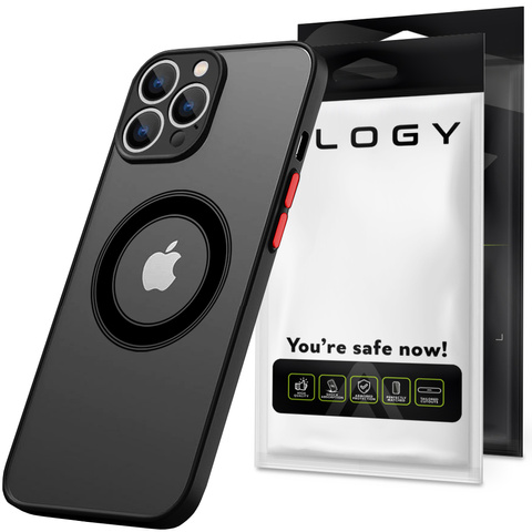 Чохол для Apple iPhone 13 Pro Max Alogy Hybrid Mag Case for MagSafe із захистом камери матовий чорний