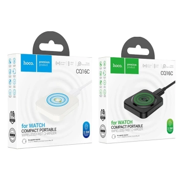 Hoco Apple Watch Wireless Charger 2.5W USB-C 1.2m ABS PC
