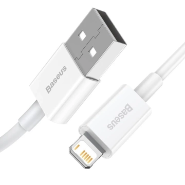 Baseus Superior USB - Lightning 2,4A 2 m kábel Biely (CALYS-C02)