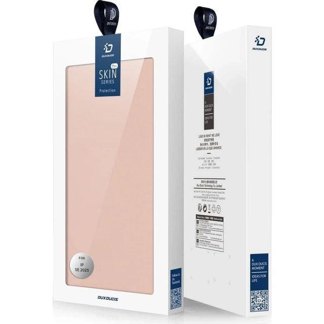 Etui Kabura do iPhone 16e Dux Ducis Skin Pro Różowa