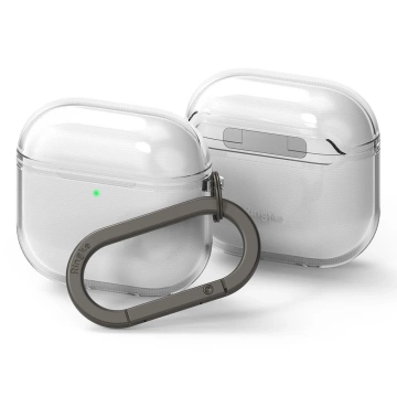 Чохол для Apple AirPods 4 з прозорим карабіном Ringke Air