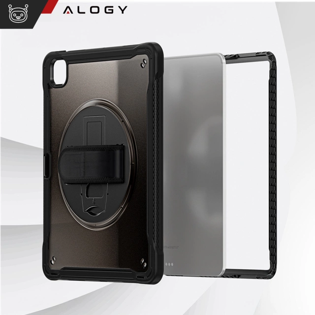 360 Armored Case with Pencil Holder for Apple iPad Air 11" (2024,2025) / Air 10.9" (2020,2022) / Pro 11 (2018) Alogy Pirate 360 Case Tablet Case Black