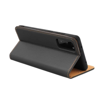 Шкіряний чохол Smart Pro Book для Samsung S25 Edge, чорний
