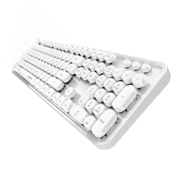 Súprava bezdrôtovej klávesnice MOFII Sweet 2,4G (biela)