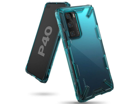Etui Ringke Fusion X для Huawei P40 Turquoise Green