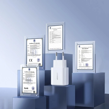 Joyroom Netzwerkladegerät 2x USB-C 20W PD / QC 3.0 - Weiß