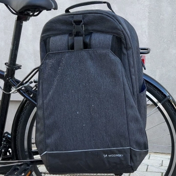 Wozinsky taška na bicykel batoh na bicykel s rámom 2v1 30l čierny (WBB33BK)