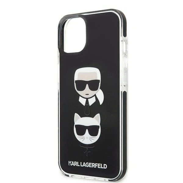Protective phone case Karl Lagerfeld KLHCP13STPE2TK for Apple iPhone 13 Mini 5.4" hardcase black/black Karl