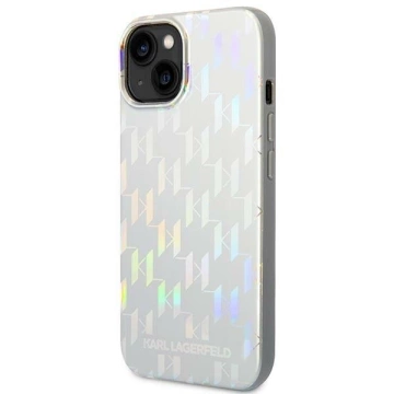 Etui Karl Lagerfeld KLHCP14MLGMMSV3 na iPhone 14 Plus 6,7" pevné puzdro Monogram Iridescent