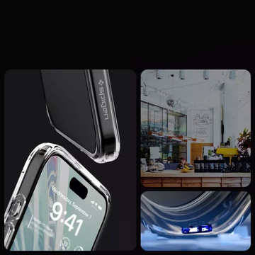 Etui Spigen Ultra Hybrid s Apple iPhone 15 Pro Max Frost Clear