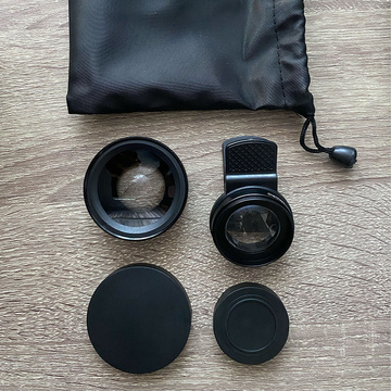 Objektív Objektív smartfónu 2v1 súprava Alogy Lens klip 0,45x makro 12,5x široký