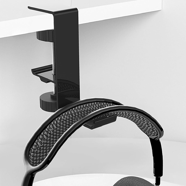 Підставка Тримач сумки для навушників, алюмінієвий стіл, регульований, настільна підставка, вішалка, гачок, чорний