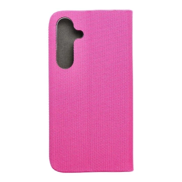 SENSITIVE Book Case for Samsung Galaxy S25 Pink Stand 360