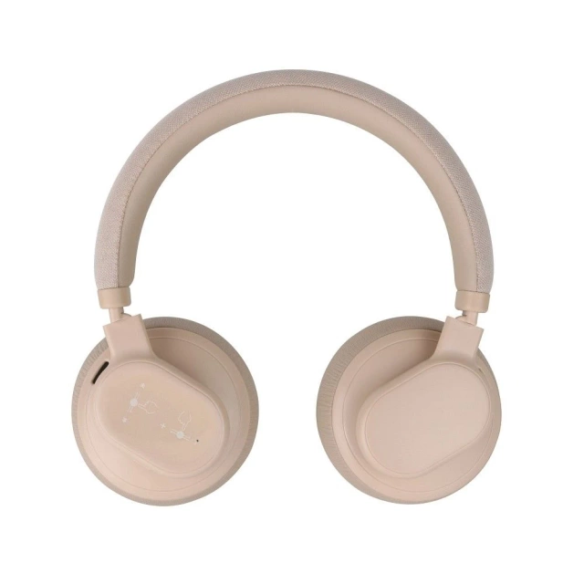 Bezdrôtové slúchadlá Forcell F-Audio ANC Touch Beat béžové