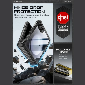 Etui Ochronne do Galaxy Z Flip 7 Supcase Unicorn Beetle Pro Czarny