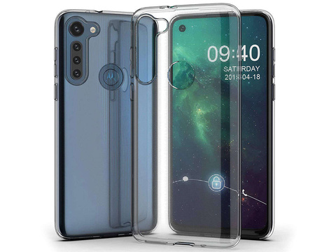 Alogy silikonové pouzdro pouzdro pouzdro pro Motorola Moto G8 Power průhledné
