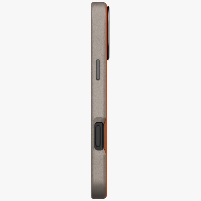 Etui UNIQ Lyden DS do iPhone 17 Pro Max MagClick Charging Pomarańczowo/Szary