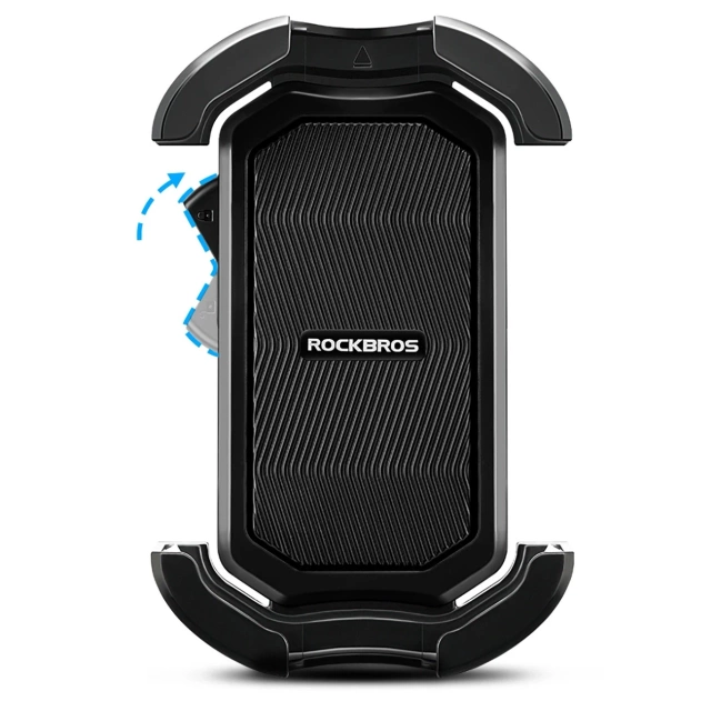 Držiak na bicykel Rockbros pre riadidlá 4,7-6,8″ – čierny