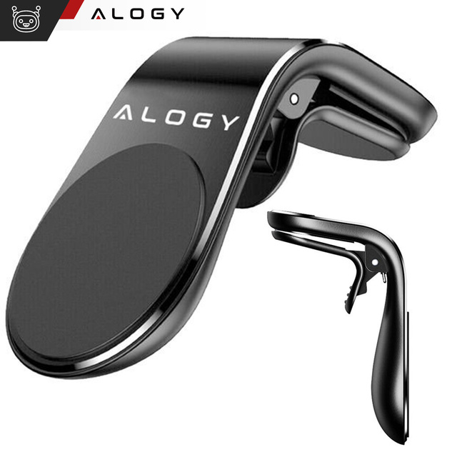 Автотримач магнітний Alogy для решітки радіатора чорний