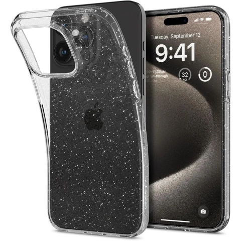 Etui Spigen Liquid Crystal pro Apple iPhone 15 Pro Max Glitter Crystal