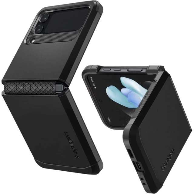 Etui puzdro Spigen Tough Armor pre Samsung Galaxy Z Flip 4 Black