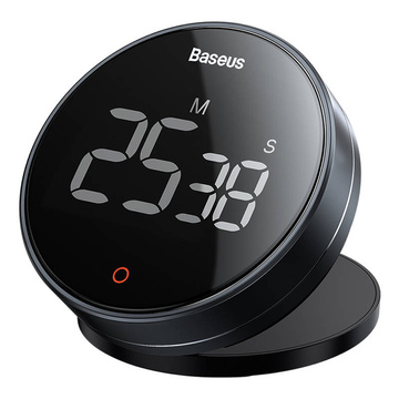 Časovač odpočítavania Kuchynský časovač Baseus Heyo Pro Dark Digital Rotary Timer sivý