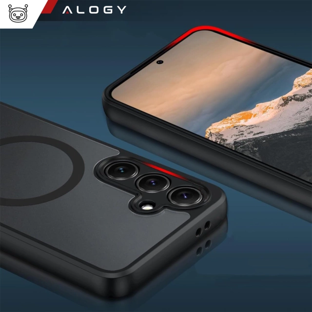 Pouzdro pro Apple iPhone 16 Pro Max Alogy Anti-Shock Hybrid Case pro MagSafe Transparent