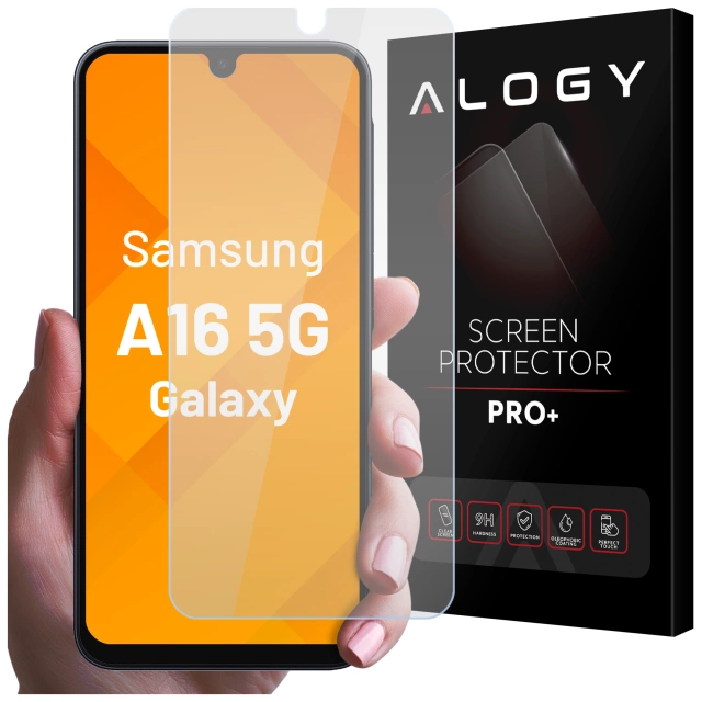 Tempered glass for Samsung Galaxy A16 4G/5G 2025 screen protector 9H Alogy Heavy Pro ™️