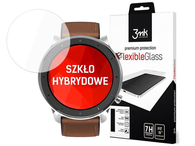 Sklo x3 3mk ohybné sklo 7H od Xiaomi Amazfit GTR 47 mm