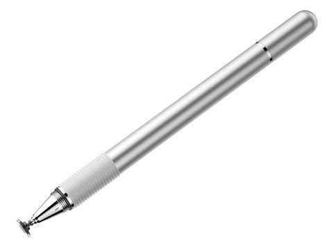 Screen Stylus 2v1 Precision Pen Baseus Household Pen Silver