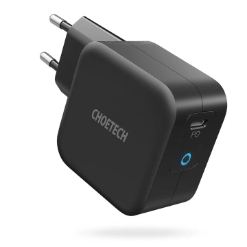 Choetech Fast GaN USB nabíječka typu C 61W 3A napájení černá (Q6006)