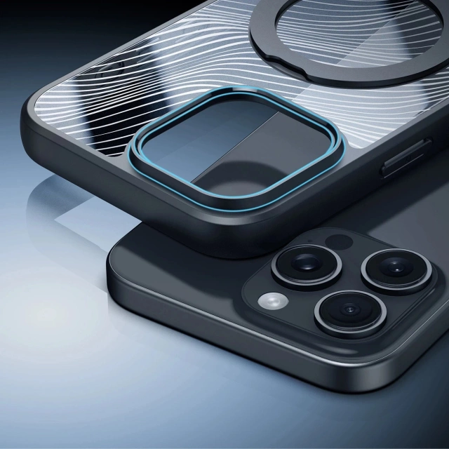 Schutzhülle für iPhone 16 Pro Max Dux Ducis Aimo Mag Schwarz
