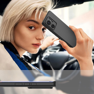 Kryt pre Motorola Edge 40 3mk Matt Kryt krytu krytu Matný čierny chrbát