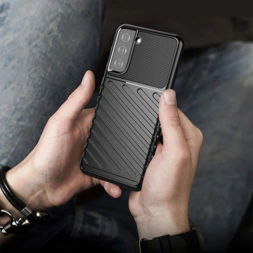 Phone case Thunder Case for Samsung Galaxy S23 silicone armored cover blue