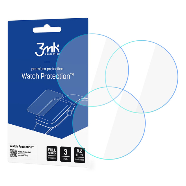 Folia ochronna na ekran x3 3mk Watch Protection od Garmin Vivoactive 4S