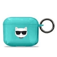 Karl Lagerfeld KLA3UCHFL kryt AirPods 3 niebieski/blue Choupette