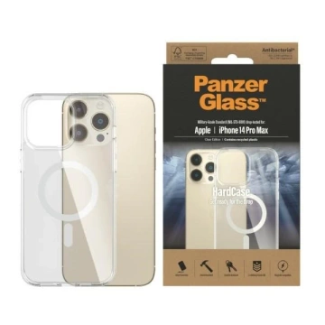 "Szkło PanzerGlass HardCase do iPhone 14 Pro Max 6,7\" MagSafe Antibacterial Military grade transparent 0412"