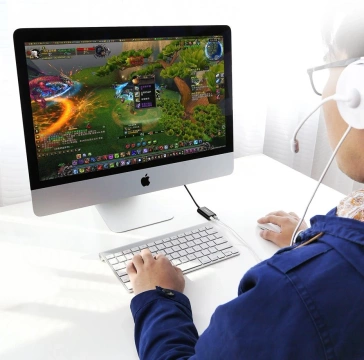 Adaptér UGREEN externá hudobná zvuková karta USB - 3,5 mm mini jack 15 cm čierny (30724)